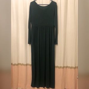 Long sleeve maxi dress